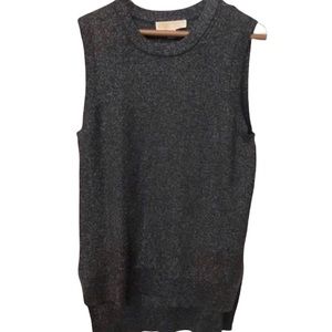 Michael Kors MK Sleeveless Top Shirt Sweater M Medium Sparkle Shimmer Evening